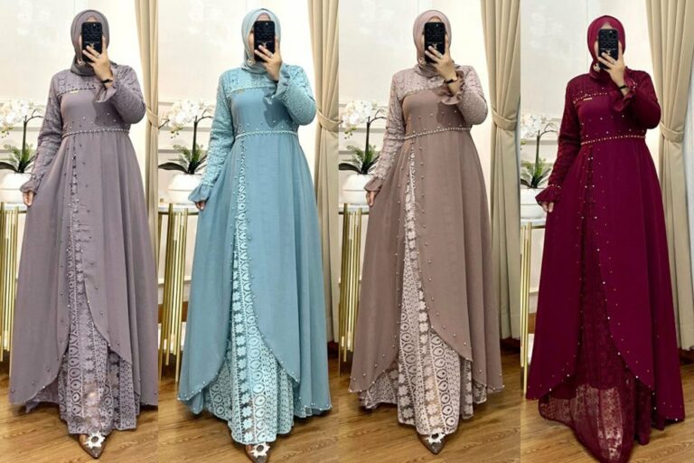 Rekomendasi Model Gamis Terbaru Bulan Agustus 2024